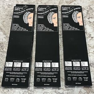 NEW PROFESSIONAL HIGHLIGHTING STRIPS FOR HAIR BY COLORA 250’s  EXTRA LONG 4”x16”